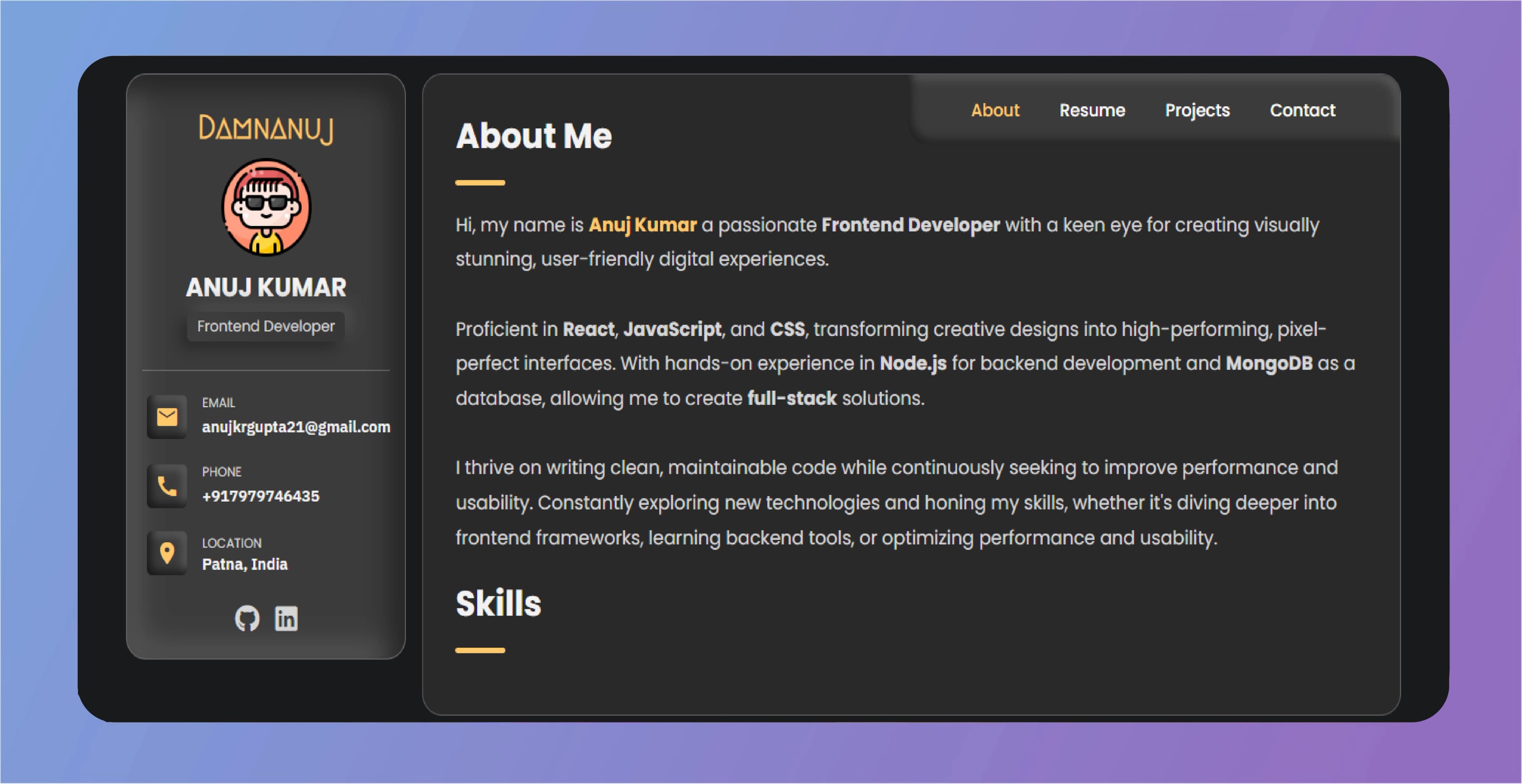 Personal Portfolio